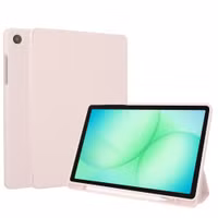 Accezz Smarte Klapphülle aus Silikon Samsung Galaxy Tab A11 Plus / A9 Plus - Rosa