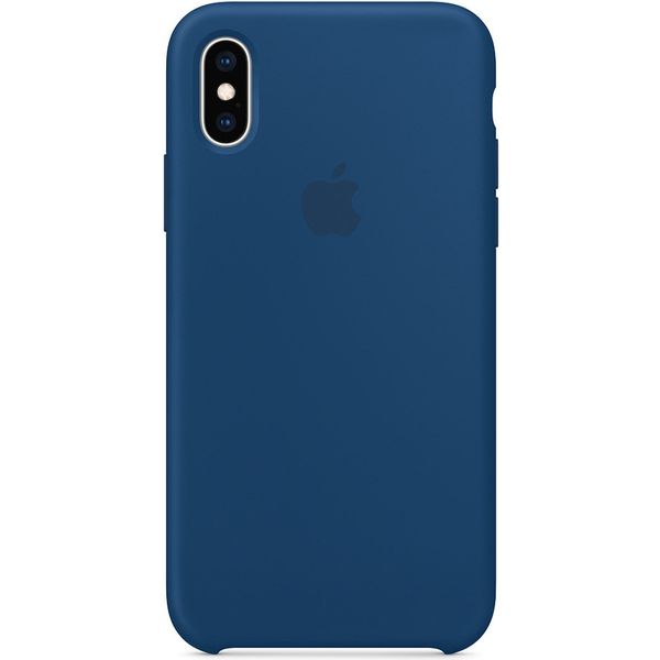 Apple Silikon-Case Blue Horizon für das iPhone Xs / X