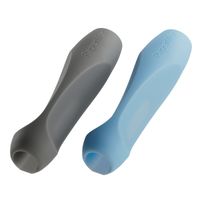 Paperlike Pencil Grips für das Apple Pencil - 2-Pack - Charcoal & Paperlike Blue