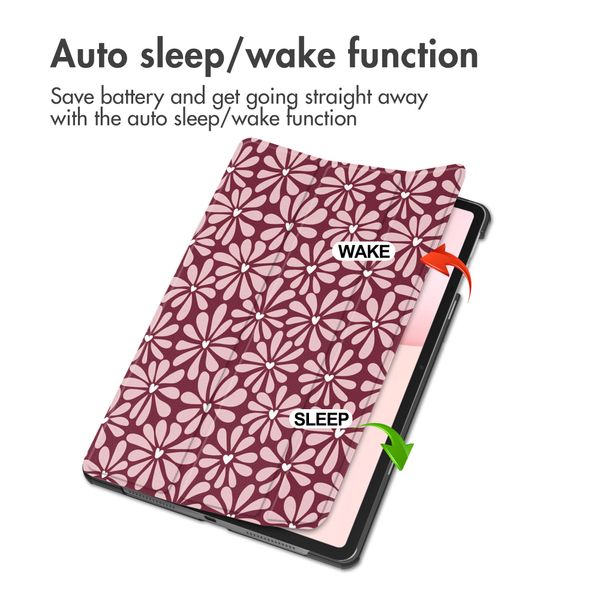 imoshion Design Trifold Klaphülle Honor Pad 10 - Bloom Love Blush