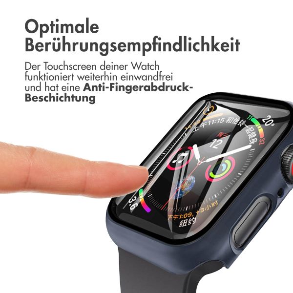 imoshion Full Cover Hard Case für Apple Watch Series 7 / 8 / 9 - 45 mm - Dunkelblau