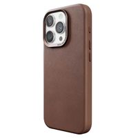 Woodcessories Bio Leather Case MagSafe für das iPhone 15 Pro - Braun