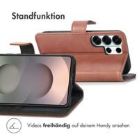 imoshion Luxuriöse Klapphülle Samsung Galaxy S26 Ultra - Braun