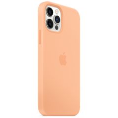 Apple Silikon-Case MagSafe Apple iPhone 12 (Pro) - Cantaloupe