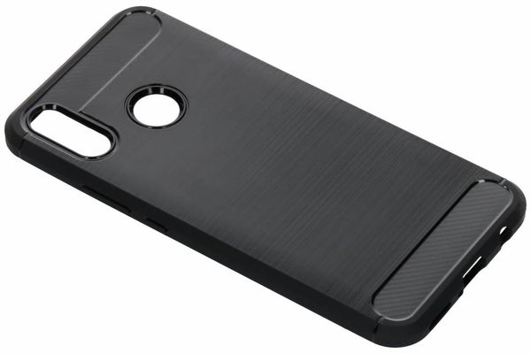 Brushed TPU Case Schwarz für das Huawei P Smart Plus