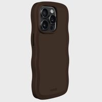 Holdit Wavy Case für das iPhone 14 Pro Max - Chocolate