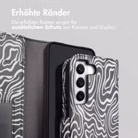 imoshion Design Klapphülle Samsung Galaxy S22 - Black And White