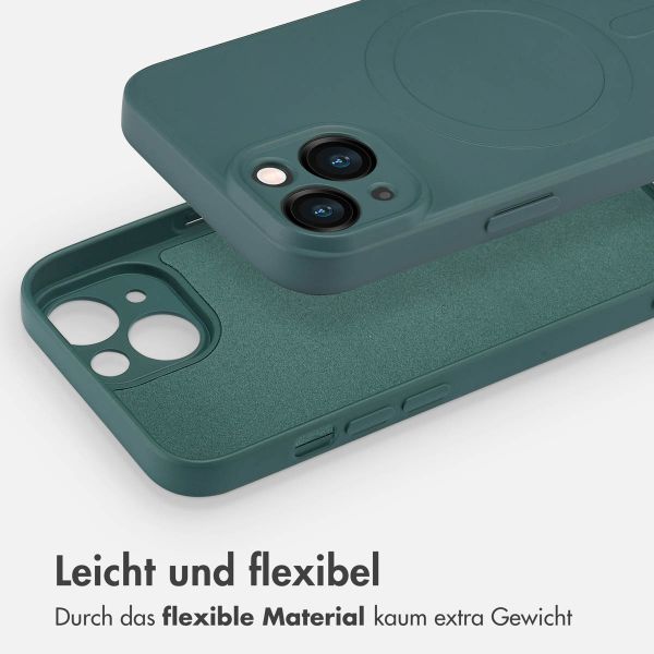imoshion Color Back Cover mit MagSafe Apple iPhone 14 - Dunkelgrün