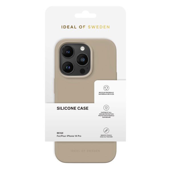 iDeal of Sweden Silikon Case für das iPhone 14 Pro - Beige