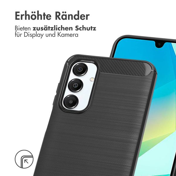 imoshion Brushed Back Cover für das Samsung Galaxy A16 5G - Schwarz