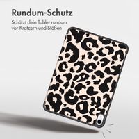 imoshion Design Trifold Klaphülle Apple iPad 11 (2025) 11 Zoll A16 / iPad 10 (2022) 10.9 Zoll - Leopard