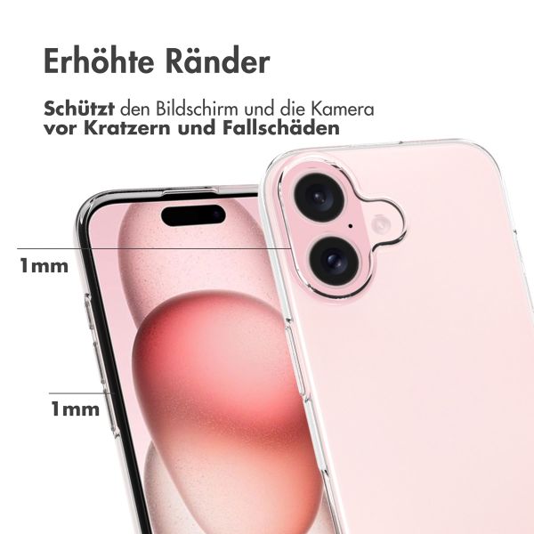 Accezz Clear TPU Backcover Apple iPhone 17 - Transparent