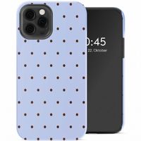 Selencia Vivid Back Cover Apple iPhone 12 (Pro) - Happy Dots Digital Sky