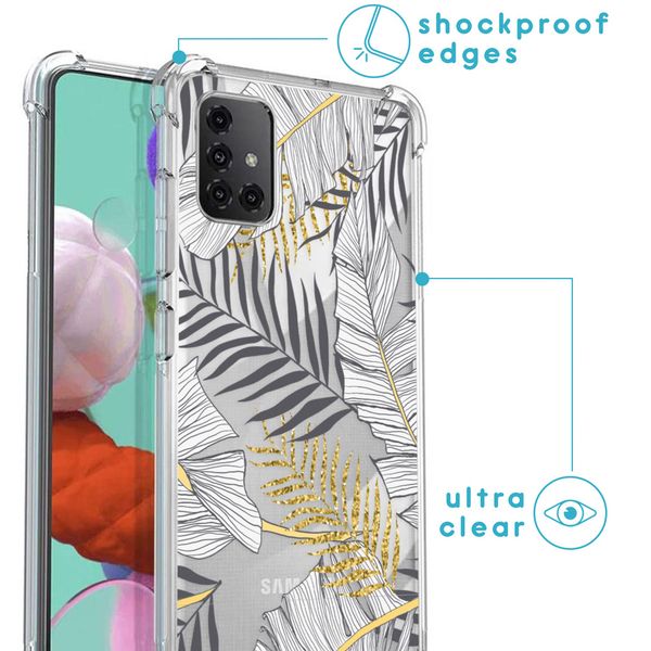 imoshion Design Hülle mit Band für das Samsung Galaxy A51 - Glamour Botanic