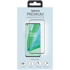 Selencia Premium Screen Protector aus gehärtetem Glas für das OnePlus 9 Pro - Schwarz