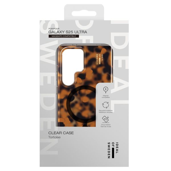 iDeal of Sweden Clear Case MagSafe für das Samsung Galaxy S25 Ultra - Tortoise