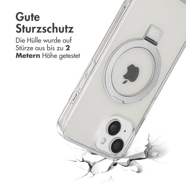Accezz Ring Stand Backcover mit MagSafe Apple iPhone 15 - Transparent