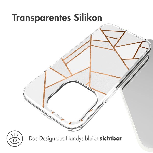 imoshion Design Hülle für das iPhone 14 Pro - White Graphic