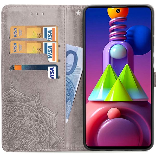 imoshion Mandala Klapphülle  Samsung Galaxy M51 - Grau