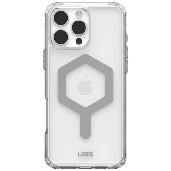 UAG Plyo Backcover MagSafe für das iPhone 16 Pro Max - Ice / Silver