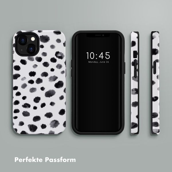 Selencia Vivid Tough Back Cover für das iPhone 13 - Trendy Leopard