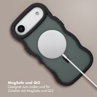Selencia Wavy Backcover mit MagSafe Apple iPhone Air - Schwarz