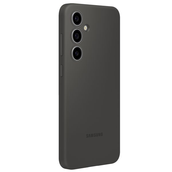 Samsung Original Silikon Cover Samsung Galaxy S24 FE - Schwarz