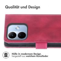 imoshion Klapphülle mit Kordel Xiaomi Redmi Note 17 Pro Max - Rot