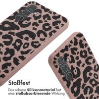 imoshion SilikonHülle design mit Band Samsung Galaxy A54 (5G) - Animal Pink