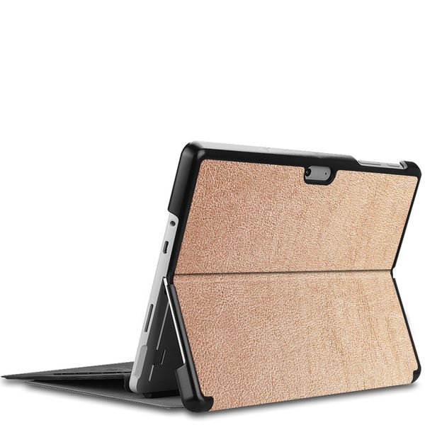 imoshion Trifold Klapphülle Microsoft Surface Go 4 / Go 3 / Go 2 - Gold