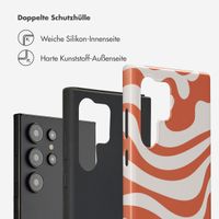 Selencia Vivid Back Cover Samsung Galaxy S24 Ultra - Dream Swirl Orange