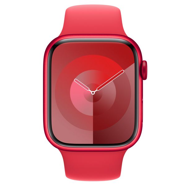 Apple Sport Band für die Apple Watch Series 1 bis 10 / SE / Ultra (2) (44/45/46/49 mm) - Größe M/L - Red