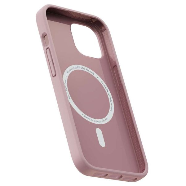 Njorð Collections Slim Case MagSafe für das iPhone 15 - Pink Blush