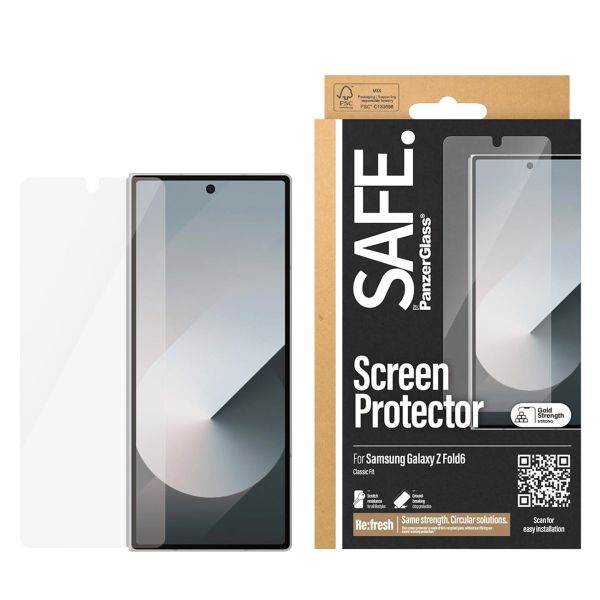 SAFE by PanzerGlass Ultra-Wide Fit Displayschutz für das Samsung Galaxy Z Fold 6