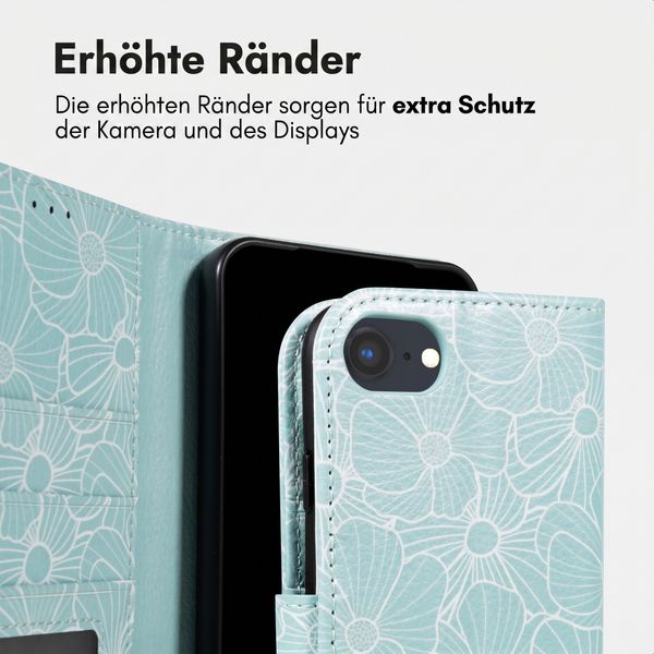 imoshion Design Klapphülle Apple iPhone SE (2022 / 2020) / 8 / 7 / 6(s) - Botanica