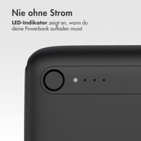 imoshion Powerbank - 27.000 mAh - Schnelles Aufladen und Power Delivery - Schwarz