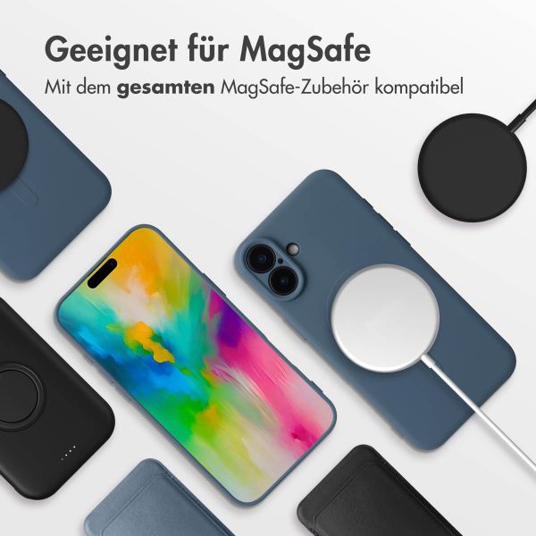 imoshion Color Back Cover mit MagSafe für das iPhone 16 Plus - Dunkelblau