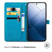 imoshion Mandala Klapphülle für das Xiaomi 14T - Türkis