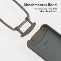 imoshion Color Backcover mit abtrennbarem Band Samsung Galaxy A55 - Black Coffee
