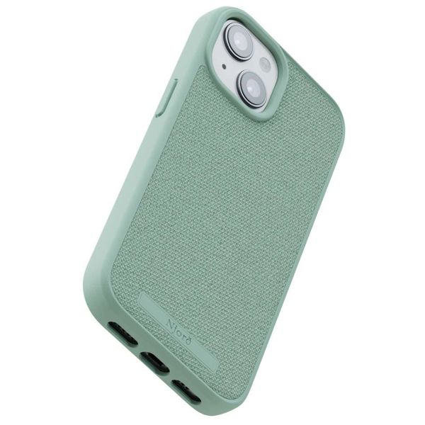 Njorð Collections Fabric MagSafe Case für das iPhone 15 - Turquoise