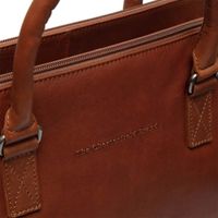 The Chesterfield Brand Cameron Laptoptasche 15-15.6 Zoll - Echtes Leder - Cognac