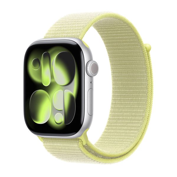 Apple Sport Loop Armband für das  Apple Watch Series 1 - 9 / SE (38/40/41 mm) | Series 10 / 11 (42 mm) - Neon Yellow