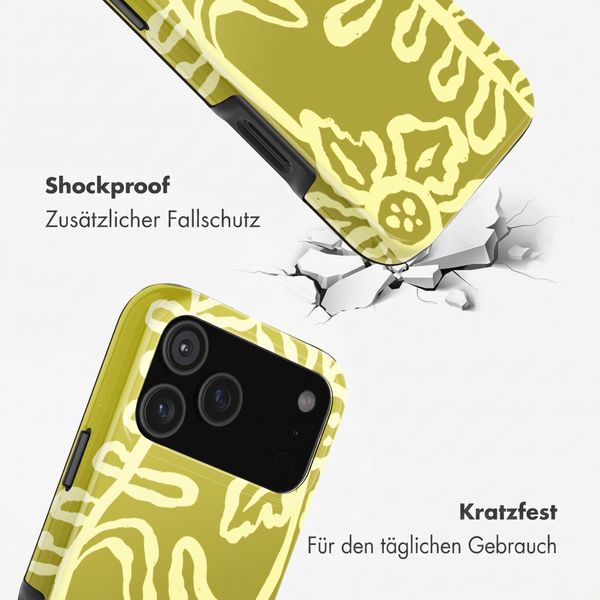 Selencia Vivid Back Cover Apple iPhone 18 Pro Max / 17 Pro Max - Chalky Bloom