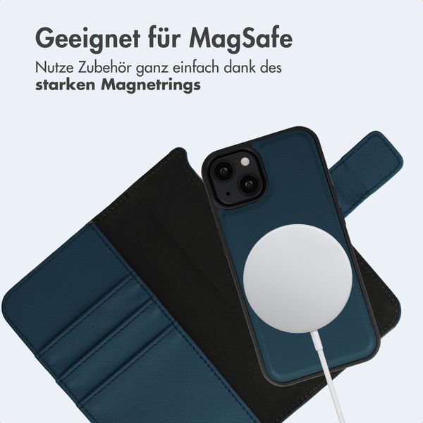 imoshion Herausnehmbare 2-in-1 Luxus-Bookcase Apple iPhone 14 - Blau