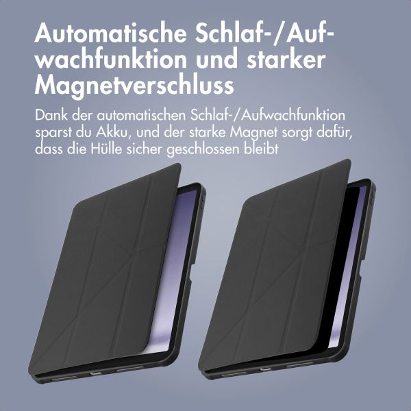 imoshion Origami Klapphülle Samsung Galaxy Tab A9 Plus - Schwarz