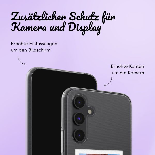 Personalisierte Hülle mit Filmrolle N°1 iPhone 15 - Transparent