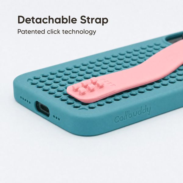 Callbuddy Hülle mit Strap Apple iPhone 17e / 16e / 15 / 14 / 13 - Miami Vice