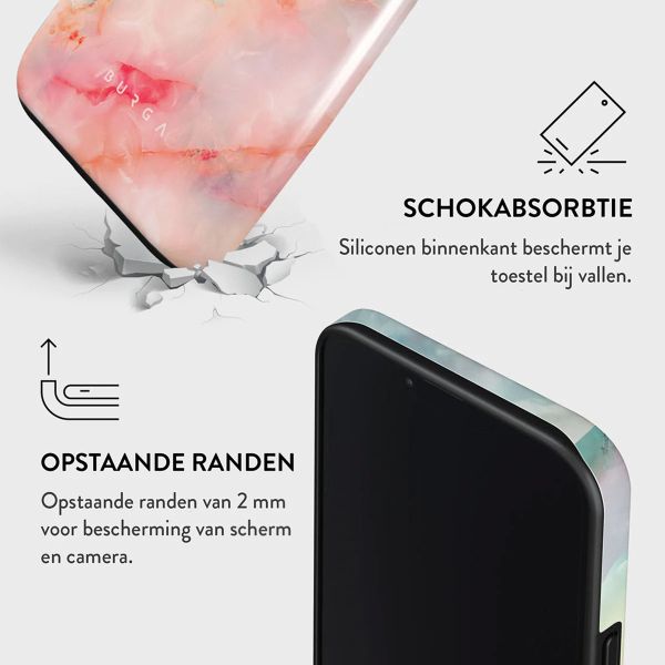 Burga Tough Back Cover für das iPhone 14 - New Flame Rainbow