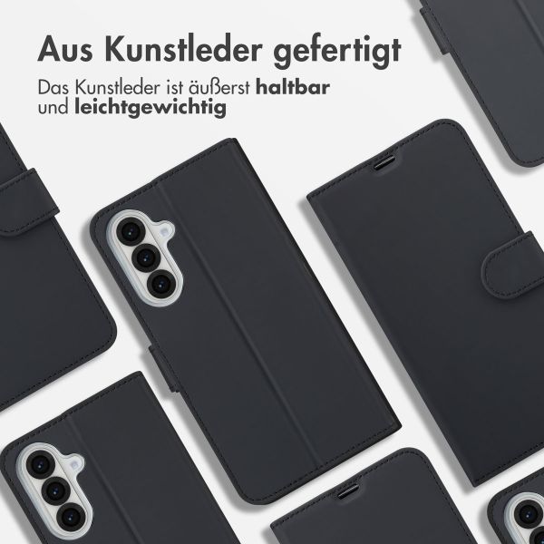 Accezz Wallet TPU Klapphülle für das Samsung Galaxy A36 - Schwarz