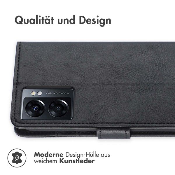 imoshion Luxuriöse Klapphülle für das Oppo A77 - Schwarz